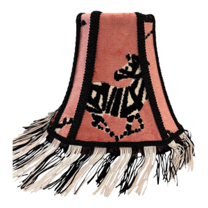Whimsical Pink Designer Regal Velvet Zebra Lamp Shade