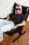 Set of Siesta Lounge Chair and Ottoman in Black Leather by Ingmar Relling for Westnofa, Norway, 1960s For Sale - Image 11 of 12