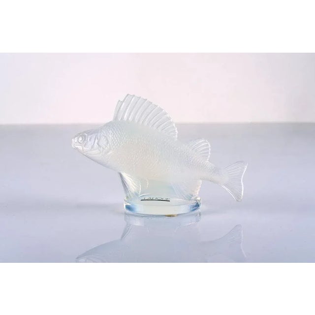Opalescent Crystal Perche Fish Mascot or Paperweight by René Lalique, France For Sale - Image 6 of 6