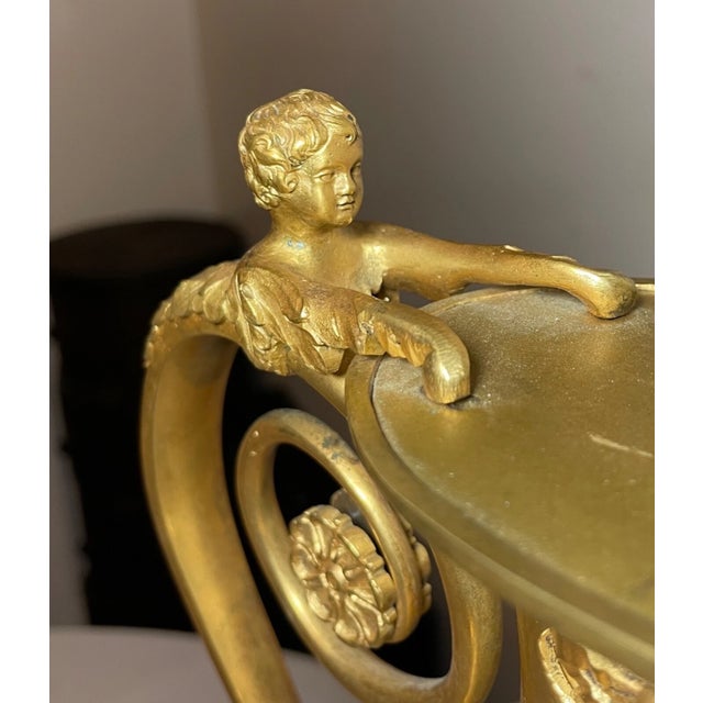 Antique Early 1800's French Diot Paris Ormolu Bronze Figural Empire Mantle Clock For Sale - Image 11 of 18