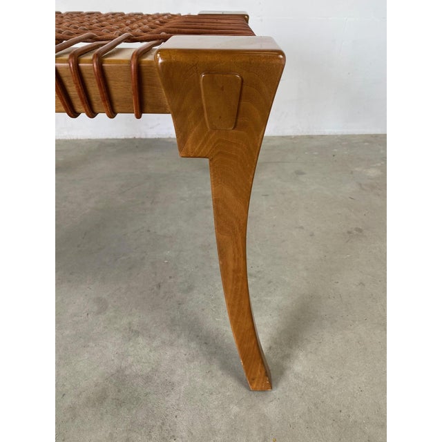 Klismos Stool by T.H. Robsjohn-Gibbings for Saridis of Athens, 1960s For Sale - Image 6 of 12
