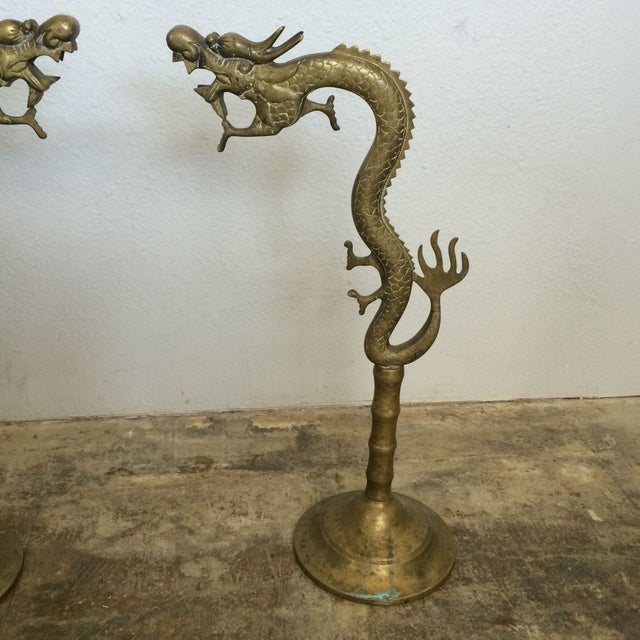 Antique Brass Incense Burner Dragon Chairish