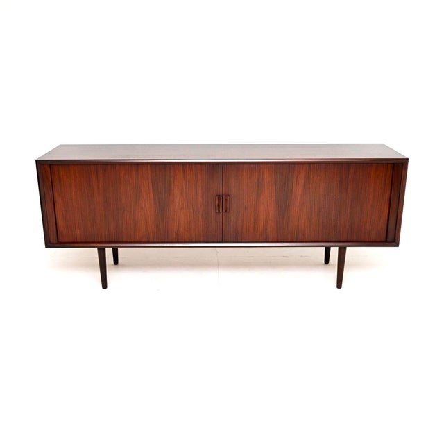 Mid-Century Modern Danish Sideboard attributed to Svend Aage Larsen for Faarup Møbelfabrik, 1960s For Sale - Image 3 of 14