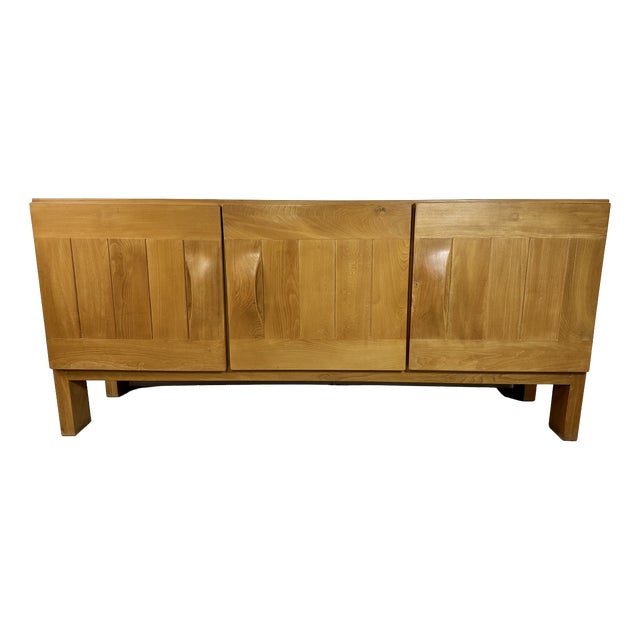 Sideboard in Oiled Elm from Maison Regain, 1970s For Sale
