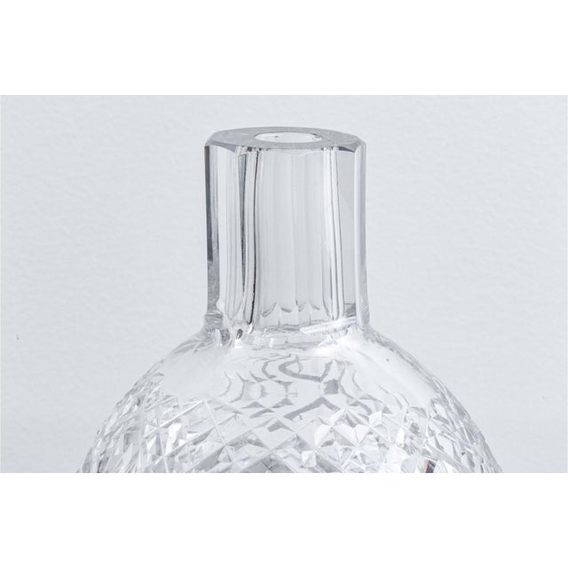 This authentic 1960s two-piece electric hurricane lamp is a prime example of mid-century Irish luxury glassmaking. The...