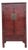 80" Inch High Chinoiserie-Style Red Elm Armoire For Sale