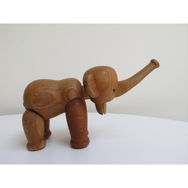 Vintage Danish Beech, Oak and Teak Monkey, Elephant and Bear Figurines by Kay Bojesen, 1960, Set of 3 For Sale - Image 10 of 18