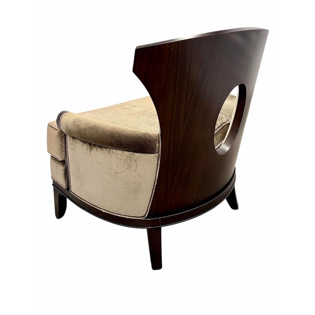 Barbara Barry Late 20th Century Barbara Barry for Henredon Grace Lounge Chair For Sale - Image 4 of 7