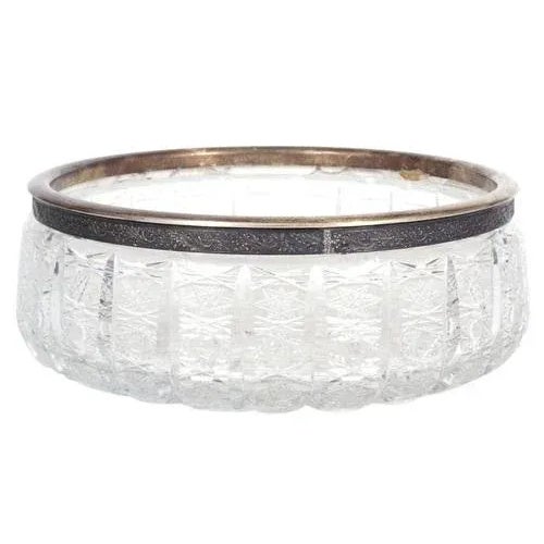 1969th. Crystal, silver, 875th proof, initials-9МЮ3 (Moscow jewelers and metal workshop). Height: 7.6 cm, diameter 22 cm.