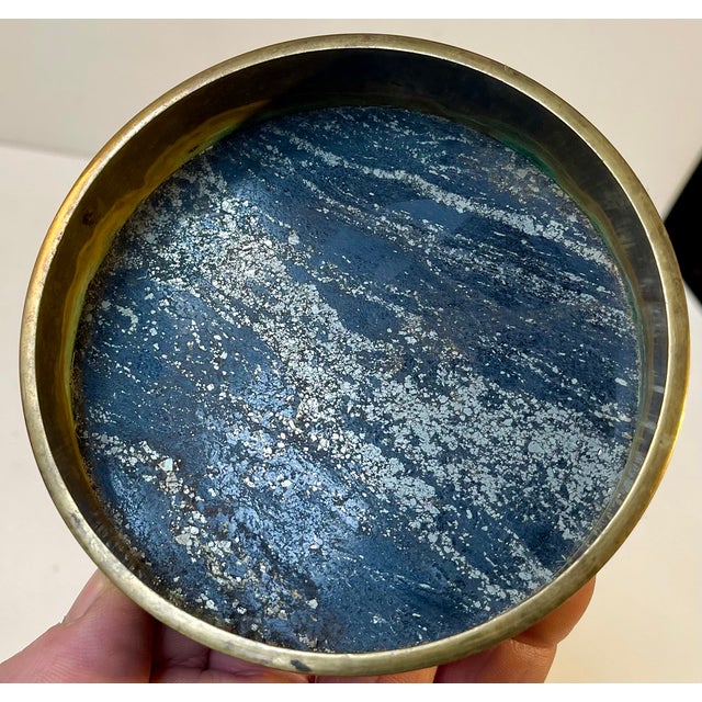 Mid-Century Modern Mid-Century Natural Stone Wine and Drink Coasters from Saulo, Norway, 1960s, Set of 4 For Sale - Image 3 of 10