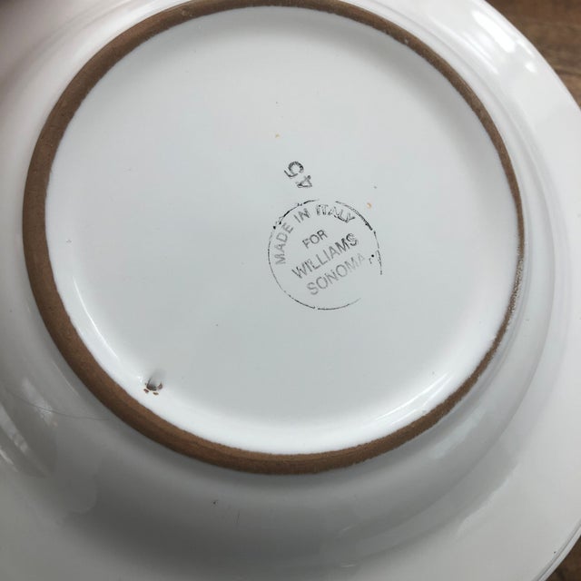 2000s Williams Sonoma Tournesol Rim Soup Bowls- Set of 8 For Sale - Image 4 of 6