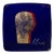 Murano Cobalt Blue Glass Block Sculpture by Silvio Vigliaturo, 2000s For Sale