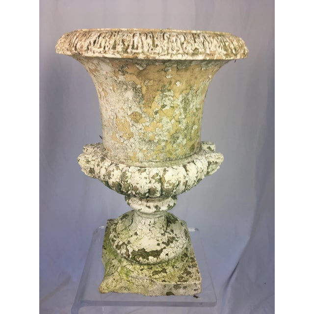 Ceramic Vintage Terra-Cotta Urn For Sale - Image 7 of 10