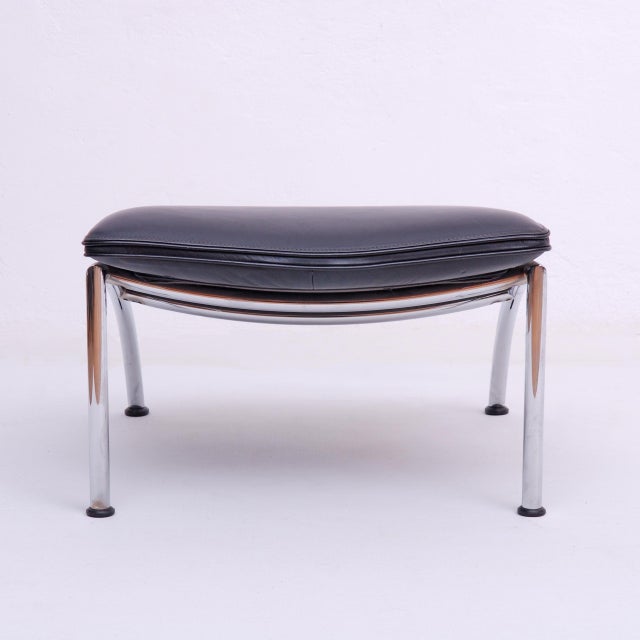 Postmodern Set of Pando Leather Lounge Chair with Ottoman from Cor, 1980s For Sale - Image 3 of 18