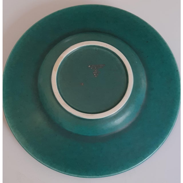 Mid-Century Modern Argenta Plate by Wilhelm Kåge for Gustavsberg, Sweden, 1950s For Sale - Image 3 of 8