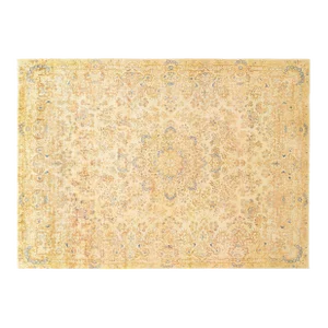 Vintage Persian Decorative Orienta Kerman Rug in Room Size