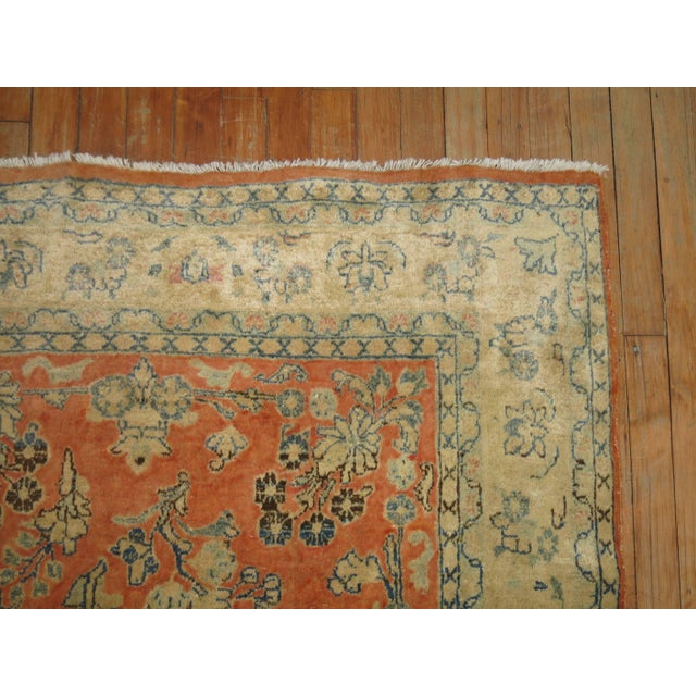 A rare size vintage persian sarouk rug 5'4'' x 8'