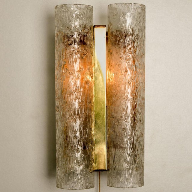 Doria Wall Lamps in Brass and Glass, 1960s, Set of 3 For Sale - Image 14 of 15