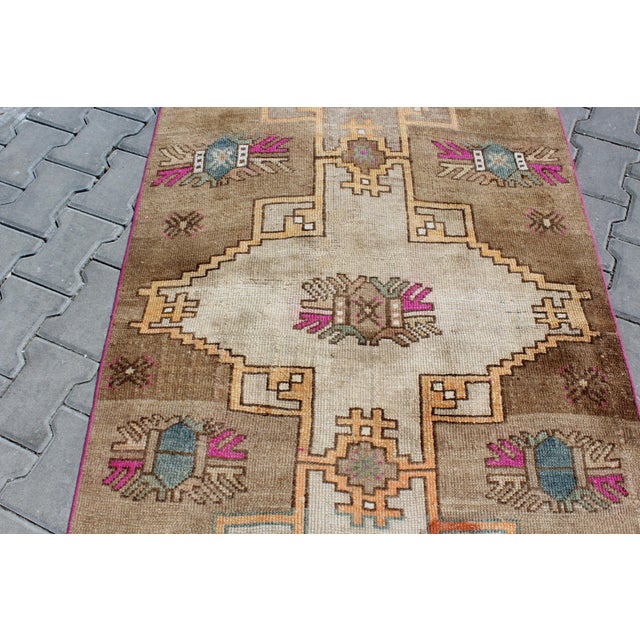 Vintage Turkish Anatolian Area Rug - 39.5"x133" For Sale In Raleigh - Image 6 of 13