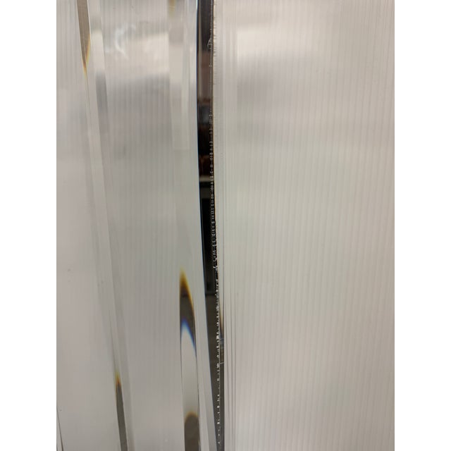 Circa 1990 Mikhail Loznakov Lucite Sculpture Pedestal, Signed For Sale - Image 9 of 12