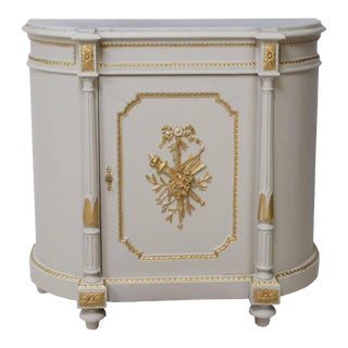 Antique French Louis XVI Maison Jansen Style Sideboard Server For Sale
