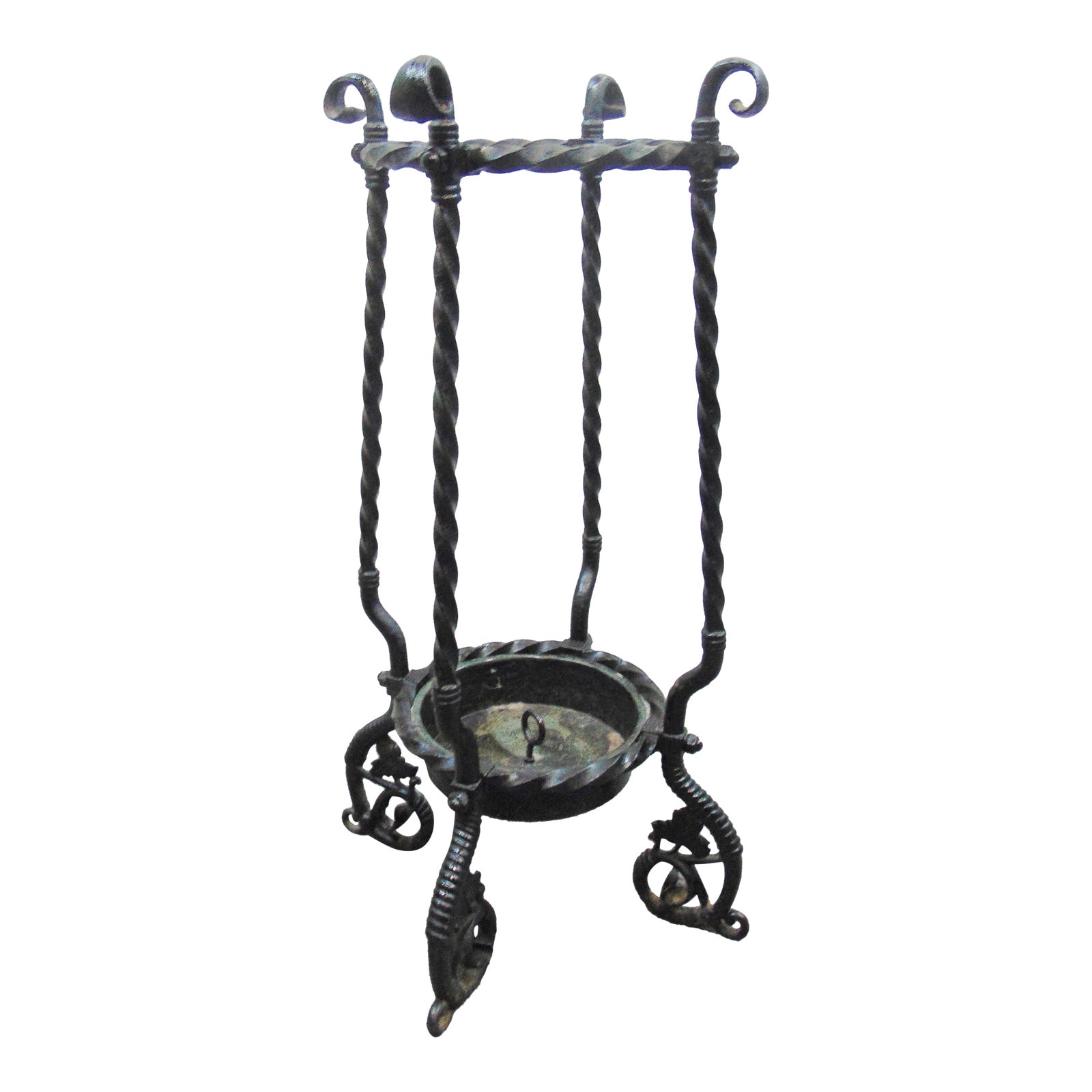 Late 19th Century Victorian Cast Iron Umbrella Stand Chairish