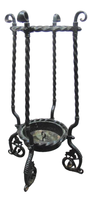 Late 19th Century Victorian Cast Iron Umbrella Stand
