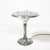 Silver Art Deco Machine Age Saucer Form Polished Aluminum Table Lamp W/ Sculptural Base For Sale - Image 8 of 11