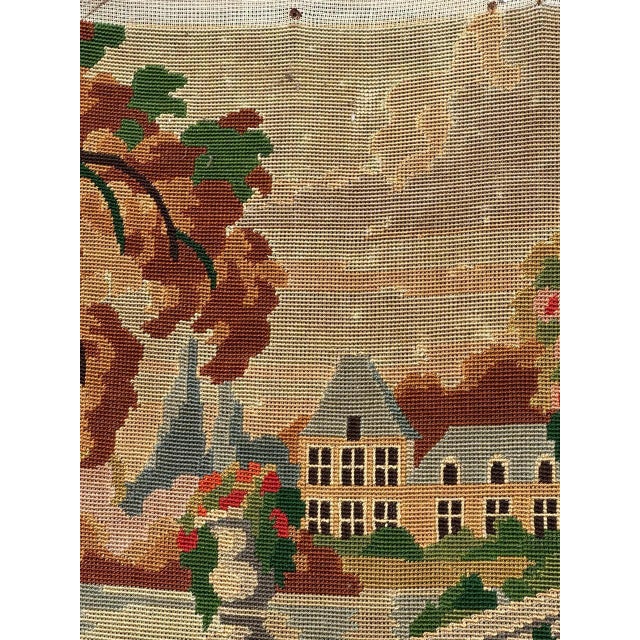Vintage French Tapestry, 1950s For Sale - Image 11 of 17