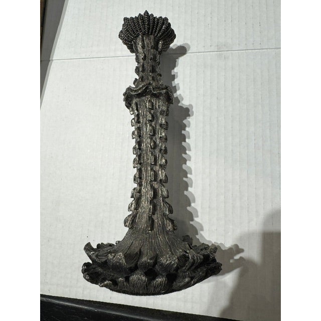 Impressionist Vintage L' Objet Marianna Candle Holder Trio For Sale - Image 3 of 10