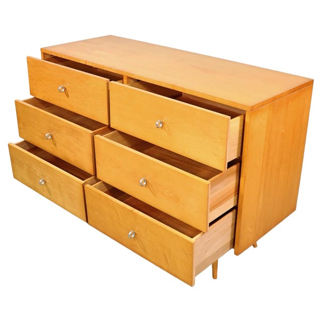 Paul McCobb Maple Double Dresser Planner Group by Winchendon For Sale In Miami - Image 6 of 10