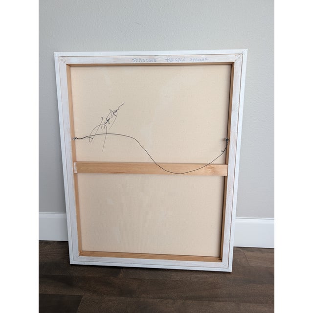 "Seascape" by Krispen Spencer — Original Acrylic Painting For Sale In Seattle - Image 6 of 8