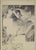 Modern Nude Woman, Mid-20th Century, Ink and Pencil Drawing, Framed For Sale - Image 3 of 3