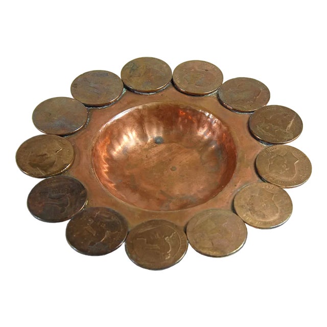 19th Century Copper Monay Dish from Spain For Sale