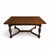 Mid 20th Century Vintage Walnut Jacobean Revival Refectory Dining Table With Carved Base For Sale - Image 5 of 15