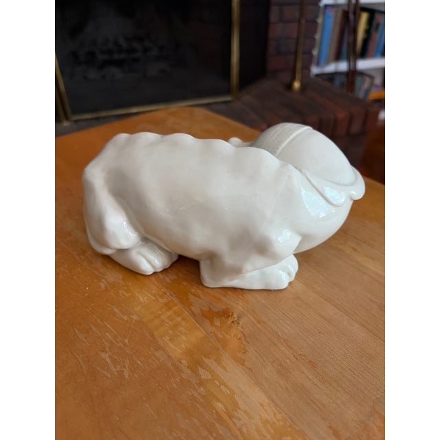 Porcelain calf by Porcelaine de Paris Founded in 1773, Porcelaine de Paris is a highly regarded French manufacturer famed...