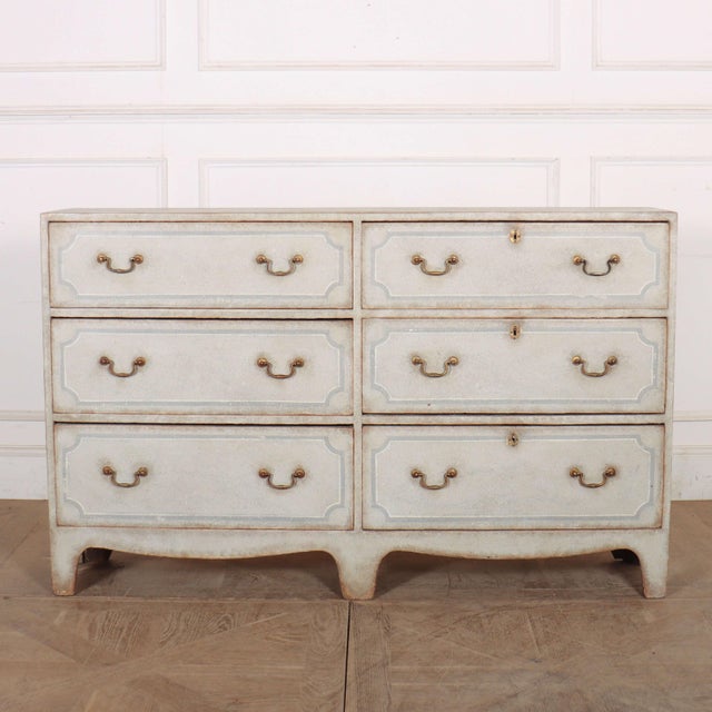Antique English Painted Chest of Drawers, 1820 For Sale - Image 12 of 12
