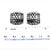 Modern Late 20th Century John Hardy Estate Mens Dot Cufflinks Sterling Silver, A Pair For Sale - Image 3 of 8