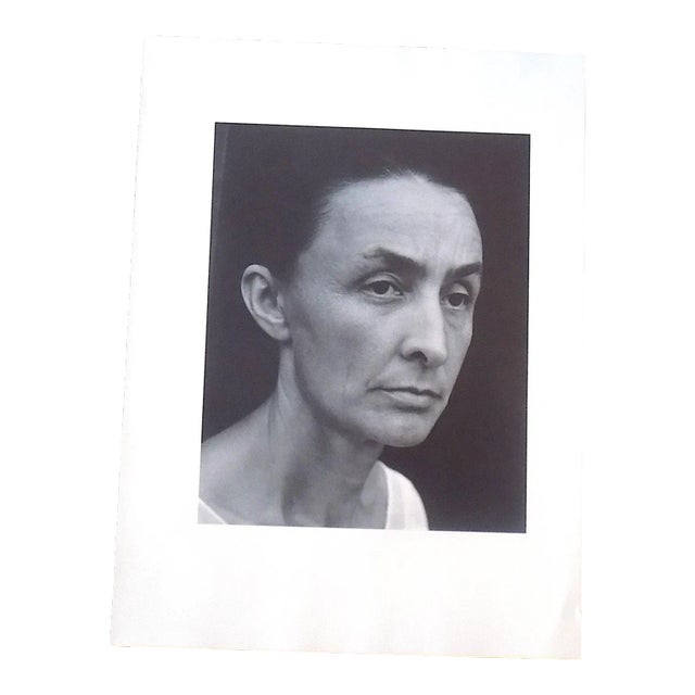 Large Vintage Photogravure-"Georgia O'Keeffe" by Alfred Stieglitz (Usa 1864-1946) For Sale