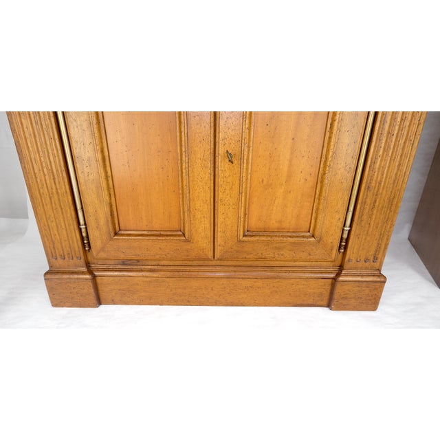 Pair of Super Fine Federal Style Frutiwood Bokcases by Bloomingdale's Italy MINT For Sale - Image 14 of 16