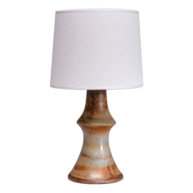 Swedish Ceramic Table Lamp by Bruno Karlsson, 1960s For Sale