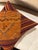 Turkish Antique Red & Orange Woven Patchwork Turkish Square Decorative Pillow For Sale - Image 3 of 5
