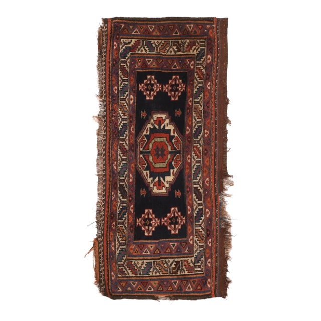 Antique Shashsavan Rug 1'6'' x 3'3'' For Sale