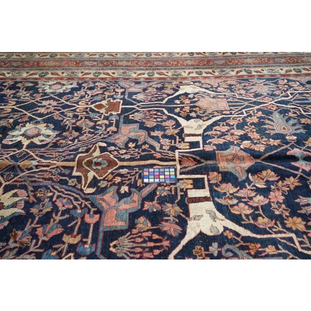 Textile Late 18th Century Antique Bidjar Rug 11'6'' x 18'0'' For Sale - Image 7 of 10