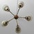 Mid-Century Modernist Swedish Chandelier in Brass, Birch and Glass, 1940s For Sale - Image 11 of 12