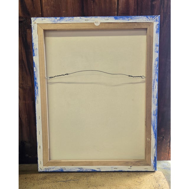 1970s Vintage Painting Signed by Strous For Sale - Image 5 of 7