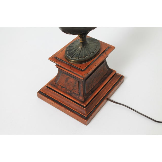 Vintage Stiffel Neoclassical-Style Brass Bouillotte-Style Table Lamp For Sale - Image 11 of 15
