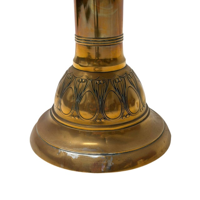 Vintage Art Deco Side Table in Brass, 1920s For Sale - Image 4 of 10