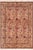 Taupe Shabby Chic 1990's Floral Pak-Persian Taupe/Pink Wool Rug - 6'0'' X 8'9'' For Sale - Image 8 of 9