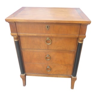 Vintage Baker Furniture Neo-Classical 2 Drawer Nightstand For Sale